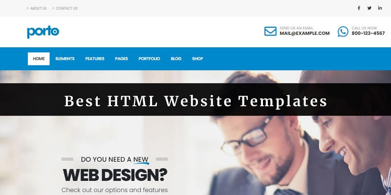 Best HTML Website Templates